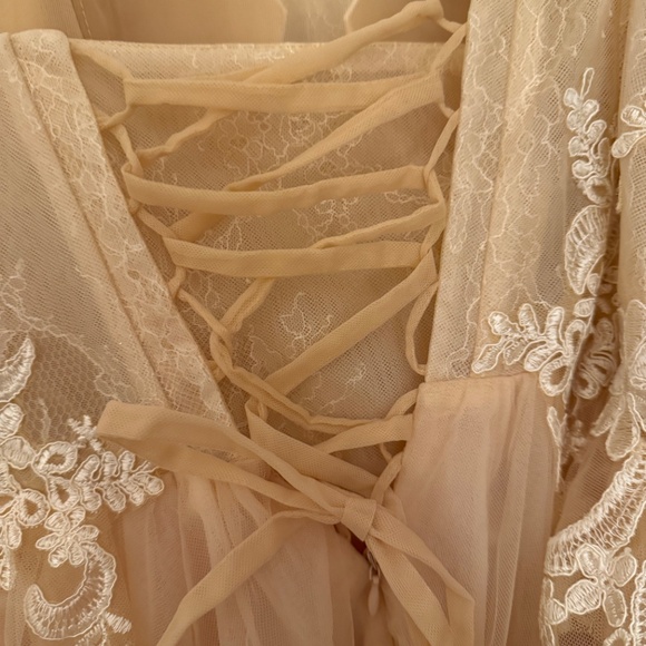 Milla Cocktail Tulle Dress With Flower Embroidery - Picture 8 of 8